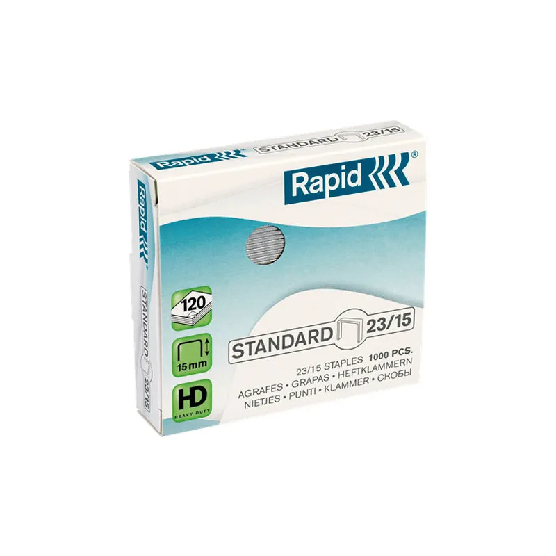 Grapas estándares Rapid 23/15