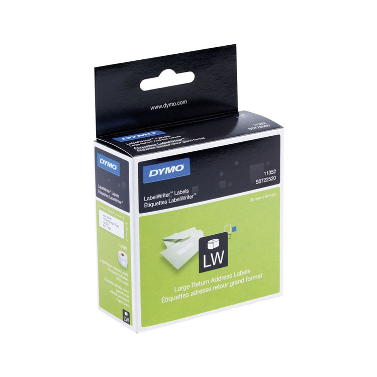 Etiquetas para impresoras Dymo Labelwriter 99012 25x54mm papel