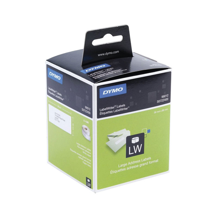 Etiquetas para impresoras Dymo Labelwriter 99012 89x36mm direcciones