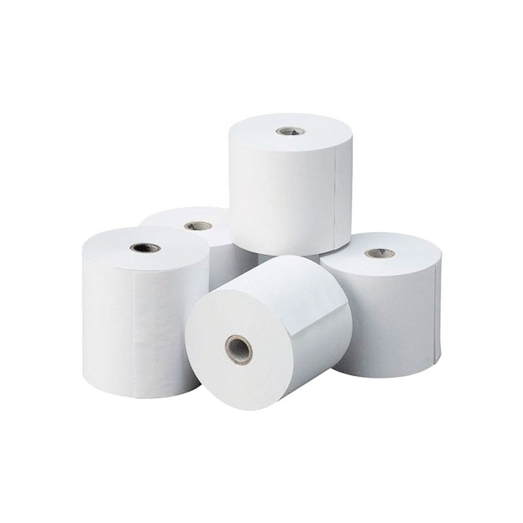 P/10 Rollo de papel térmico para datáfono  sin bisfenol 57x55x12mm