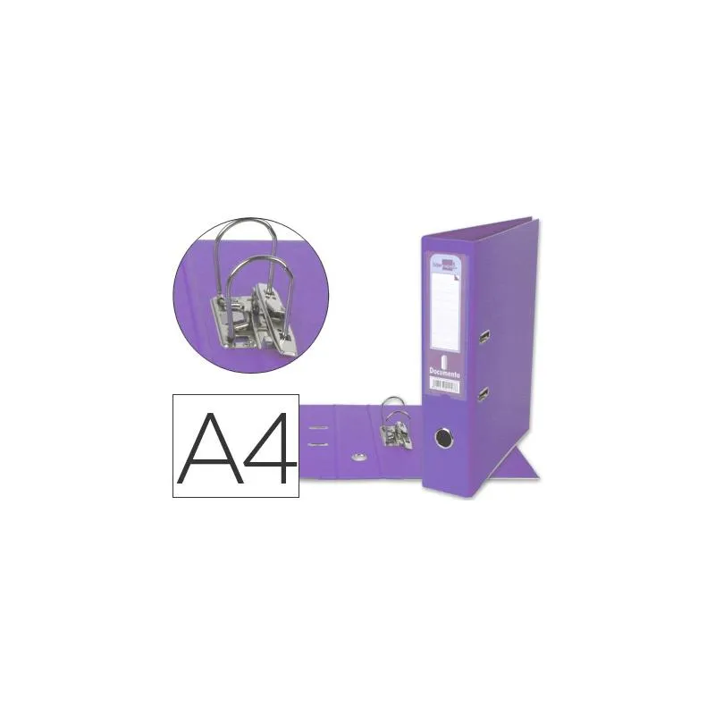 Archivador de palanca liderpapel A/4 Lila