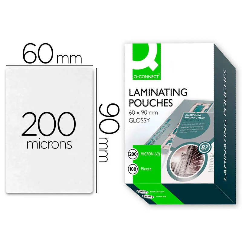 Funda plastificar Q-Connect para NIF