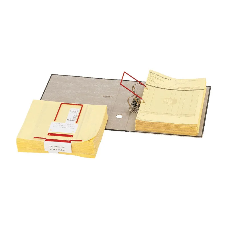 Encuadernador fástener alambre plastificado Elba Data-Clip