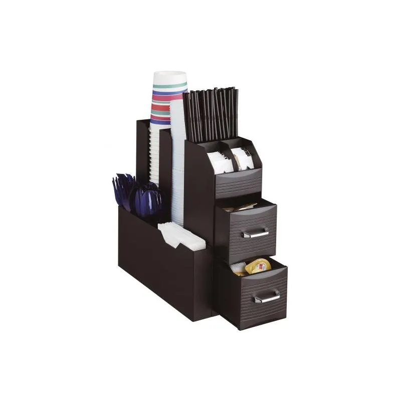 Organizador con 2 cajones Y varios compartimentos