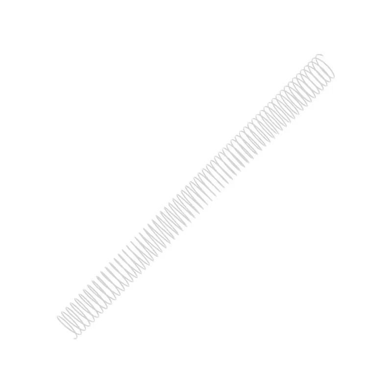 Pack de 50 espirales metálicas Blancas 32 mm