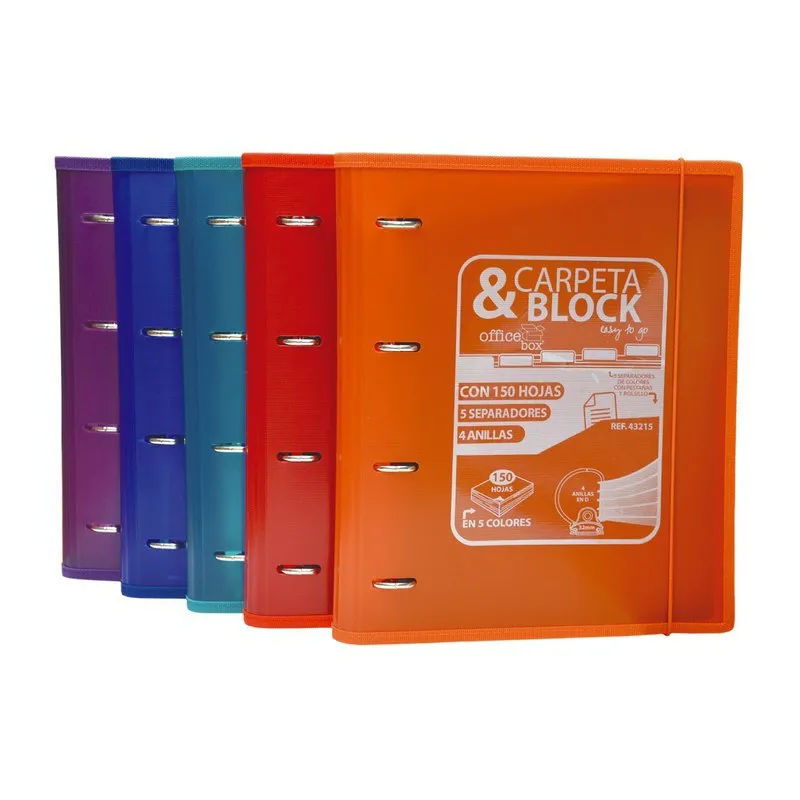 Carpeta Anillas A4 con Recambio
