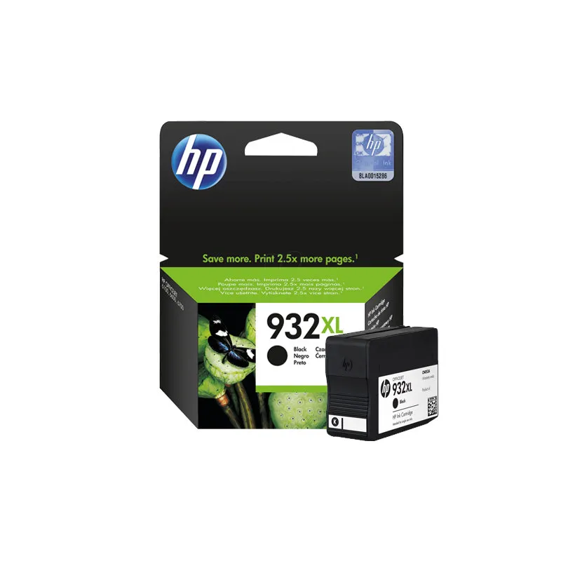 Cartucho inkjet HP 932XL de alta capacidad negro 1000 páginas