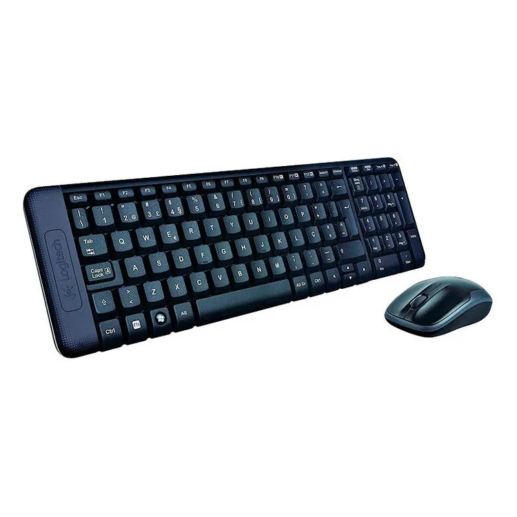 Combo Teclado Raton Logitech Mk220 Rf Inalambrico Negro