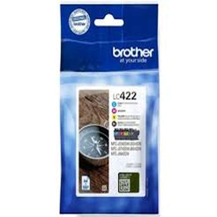 PACK 4 CARTUCHO BROTHER LC-422XLVAL