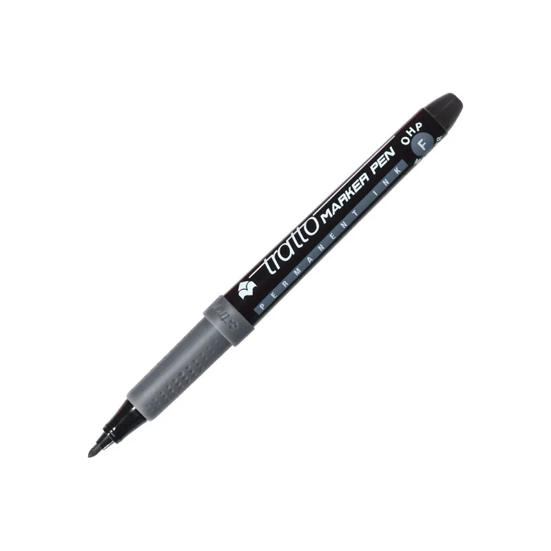 Rotulador permanente punta fina Tratto Negro