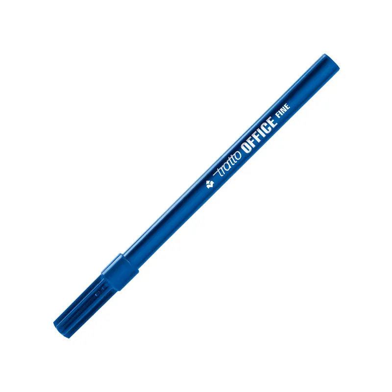 Rotulador Tratto Office Azul Punta Fina