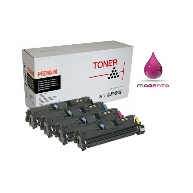 Tóner compatible con HP CB543A 1400 páginas magenta