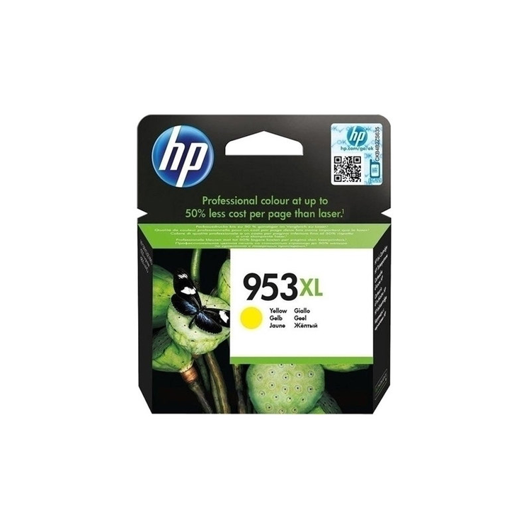 Cartucho inkjet HP 953XL de alta capacidad amarillo 1600 páginas