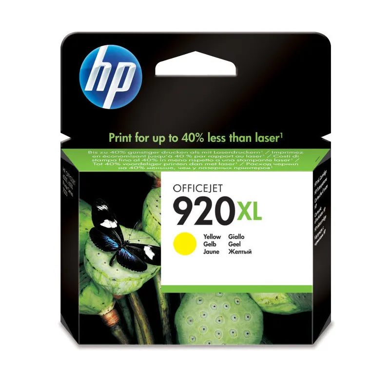 Cartucho inkjet HP 920XL de alta capacidad amarillo 700 páginas