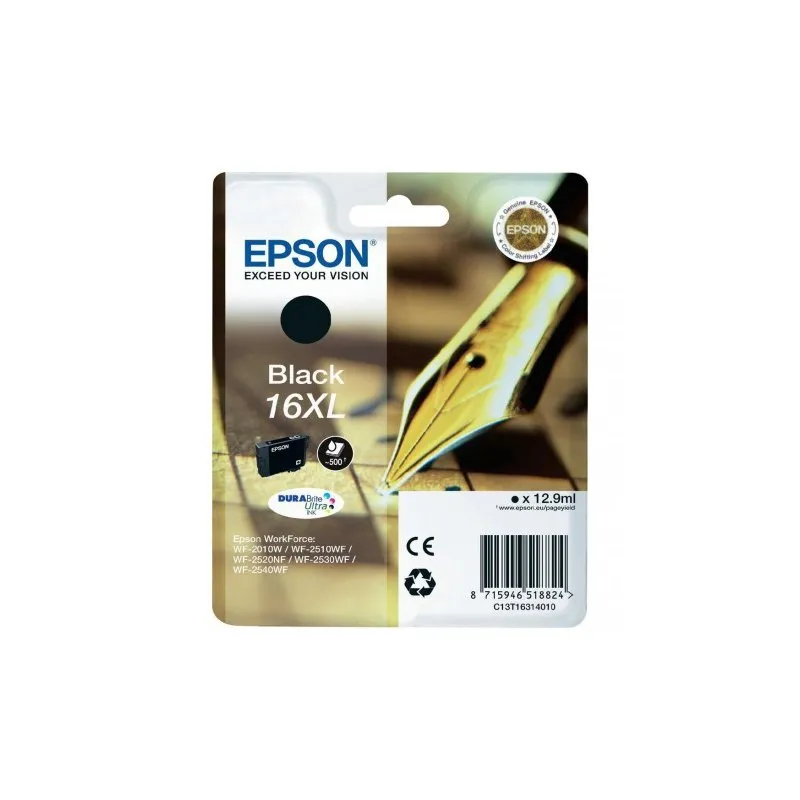 Cartucho Inkjet Epson 16 Negro 500 páginas Cartucho XL