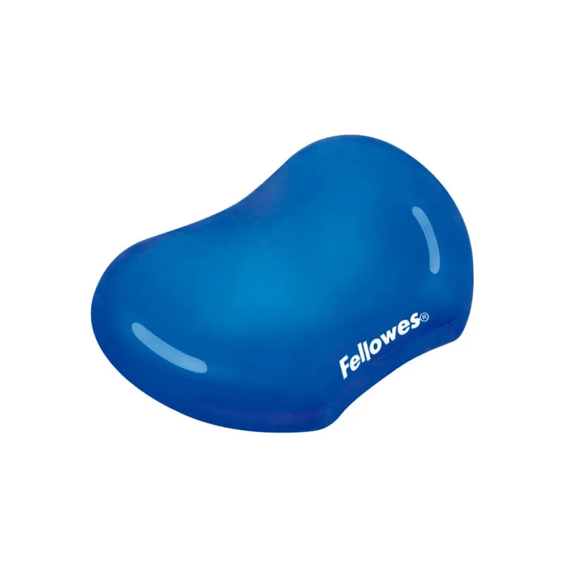 Reposamuñecas gel Fellowes Flexible Crystal Azul