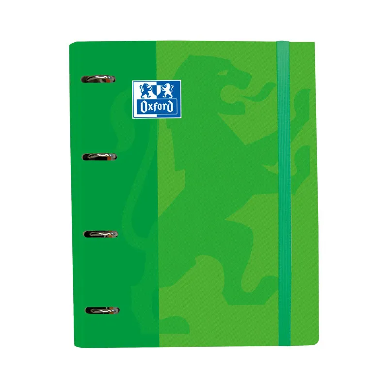 Carpeta con anillas A4+ con recambio Oxford European Binder Verde