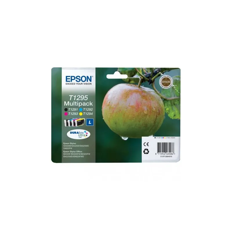 Cartucho inkjet Epson T1295 Pack multicolor