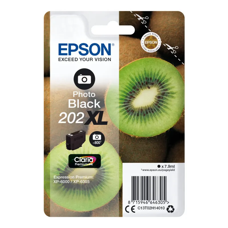 TINTA EPSON 202XL NEGRO PHOTO Singlepack Photo Black 202XL Claria Premium Ink