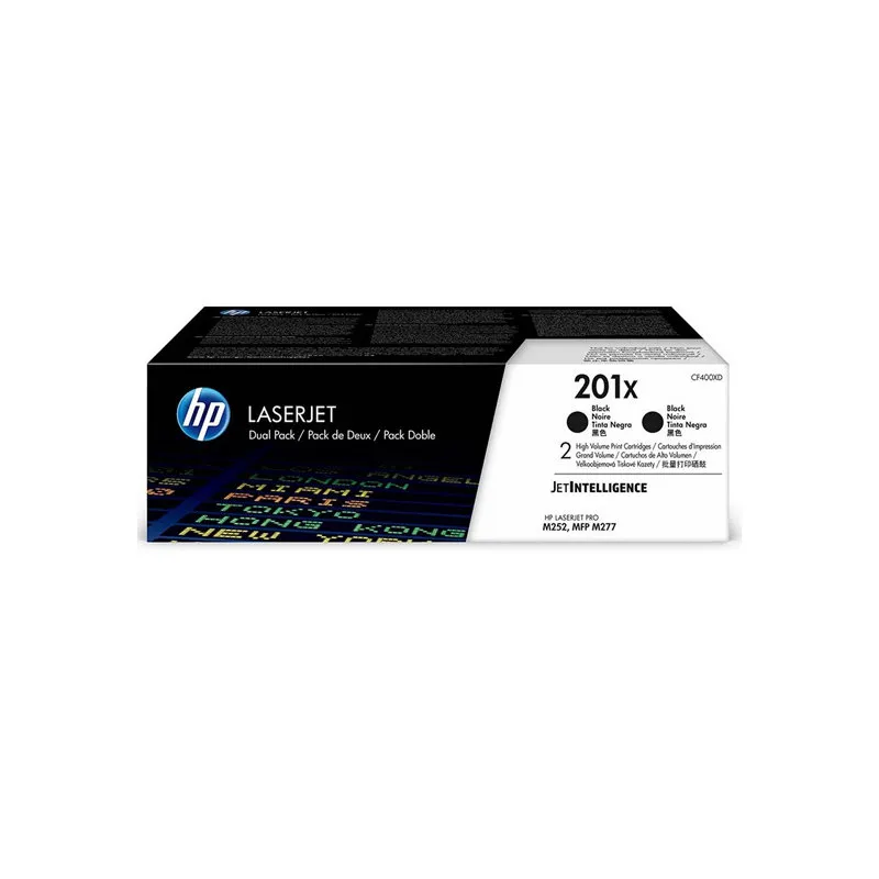 TONER HP 201X PACK AHORRO NEGRO X 2