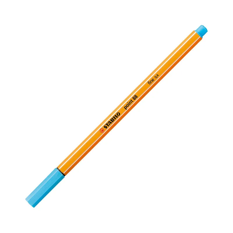 Rotulador Stabilo 88 Azul Celeste Punta de Fibra