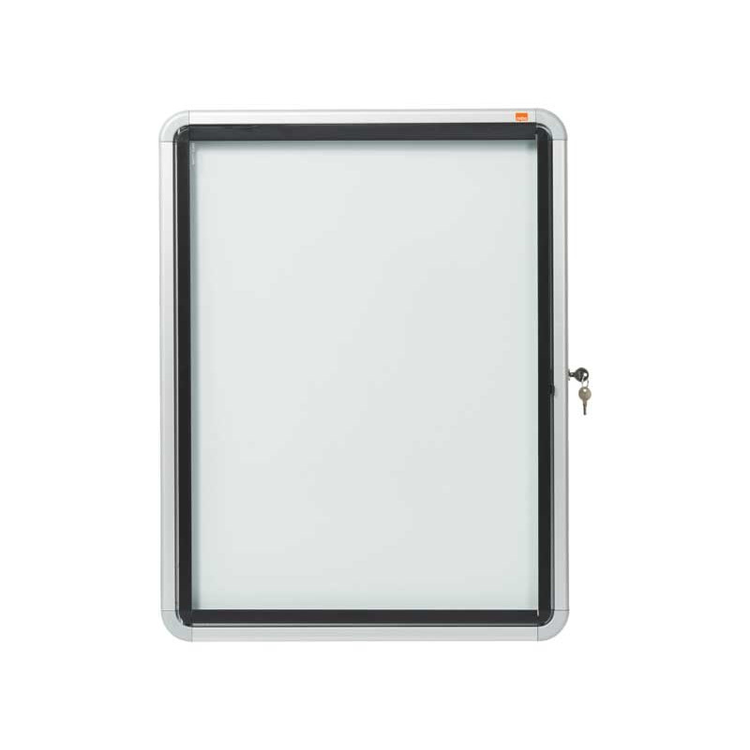 Vitrina para anuncios con puerta oscilante uso exterior Nobo 73x57cm (para 4 a4)