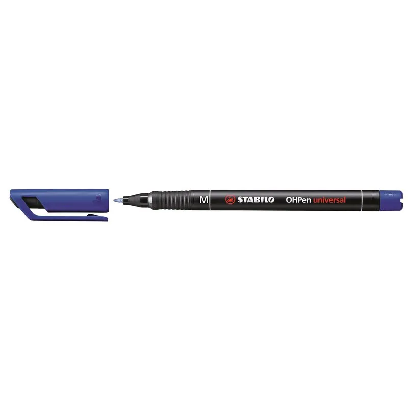 Rotulador permanente Stabilo OHPen Universal punta media Azul 1mm
