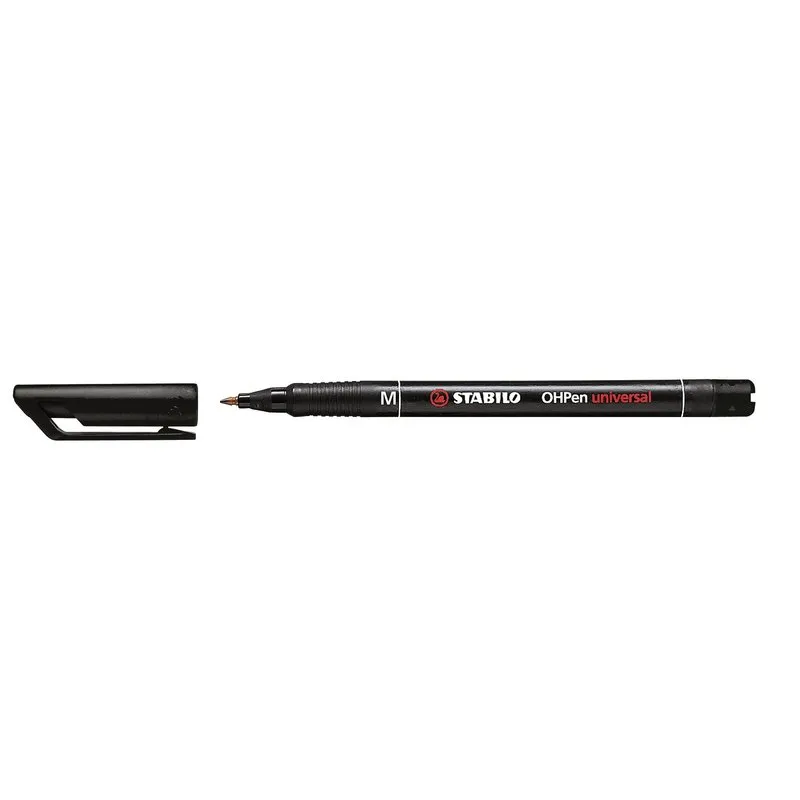 Rotulador permanente Stabilo OHPen Universal punta media Negro 1mm