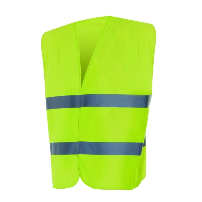 Chaleco de Alta Visibilidad Talla mediana, amarillo flúor