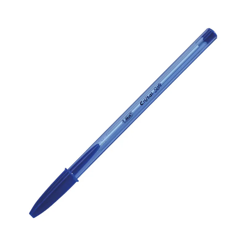 Bolígrafo Bic Soft Azul 1,2 mm Base Aceite