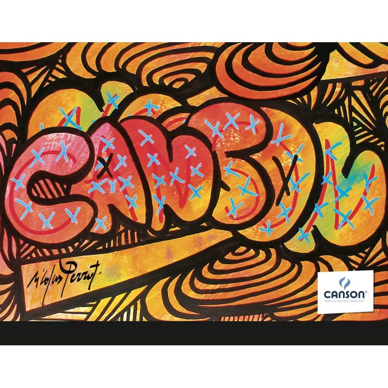 Carpeta Dibujo 26x33 Canson Creative Studio Gomas Grafitti