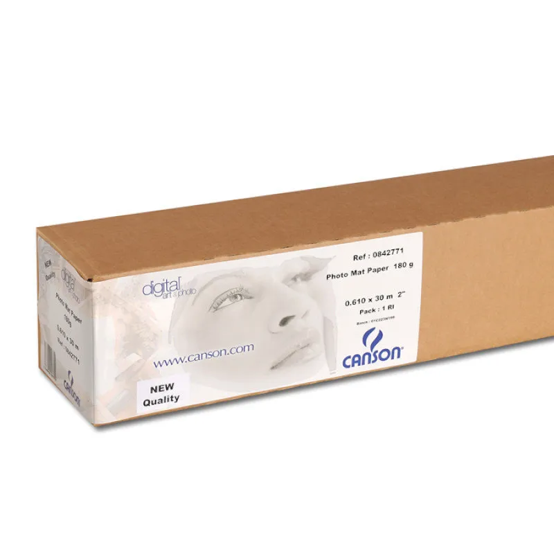 Rollo de papel fotográfico mate 180g Canson Photo Matt