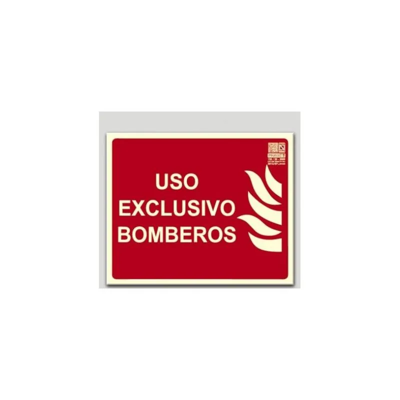 Uso exclusivo bomberos