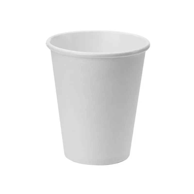 P/50 Vaso papel blanco 240ml 8 oz diámetro 80ml