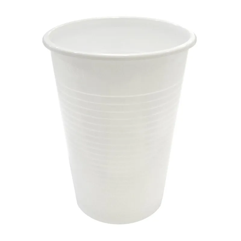 Vaso Plástico Blanco 220ml (Pack de 100 und)