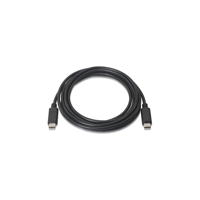 Cable usb tipo c 2.0 m a usb tipo c m aisens 1m