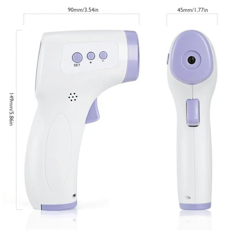 Termometro infrarrojo sin contacto Púrpura