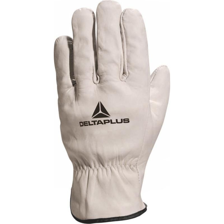 Par Guantes flor de bovino talla 8