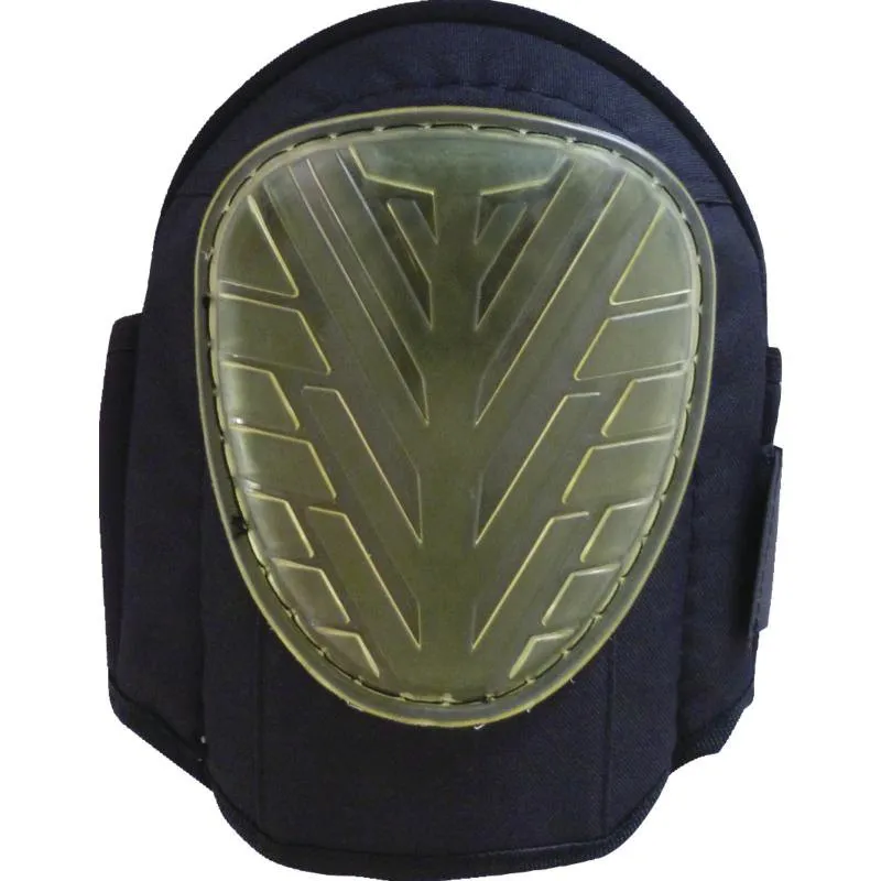 Rodilleras de gel con cáscara exterior antideslizante Negro