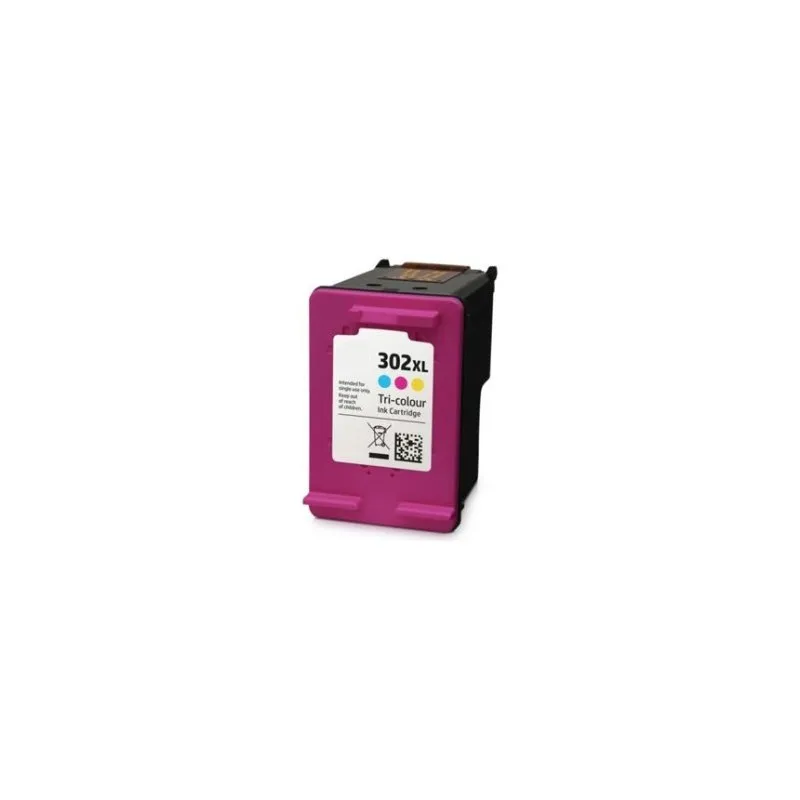 Inkjet compatible con HP 302XL Tricolor 21ml 330 páginas