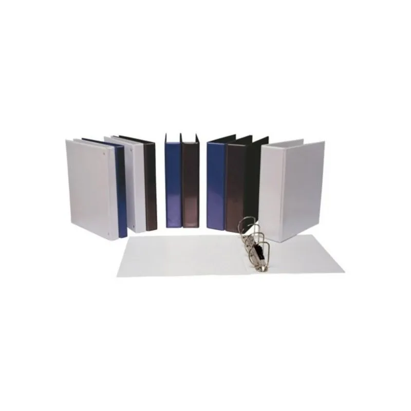 Carpeta canguro Grafoplás 4 anillas de 40 mm A4 PVC Negro