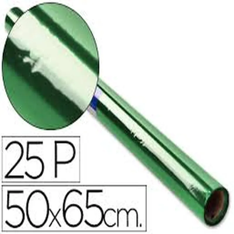 Papel Celofán Verde Precortado 50cm
