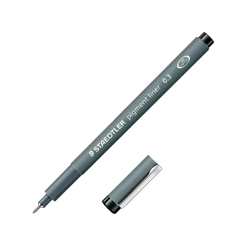 Rotulador Permanente Staedtler calibrado Negro 0,3 mm