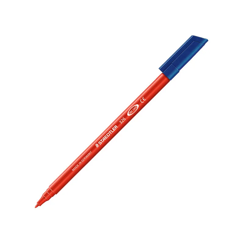 Rotulador Staedtler 326 Rojo Punta de fibra