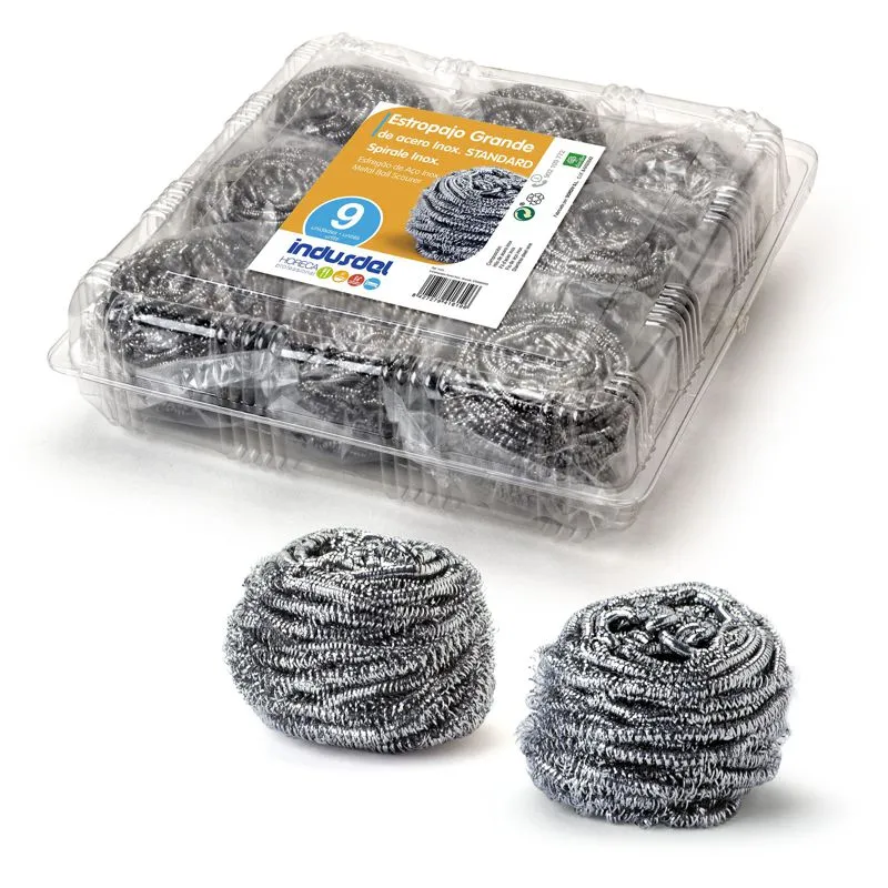 Estropajos acero inox Grandes Standard 40g
