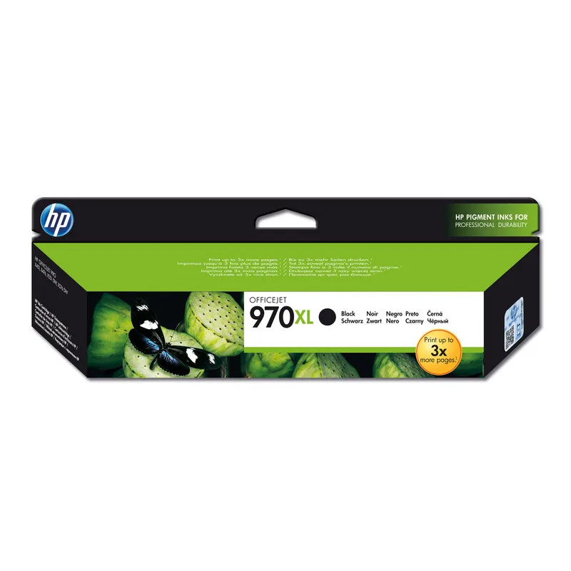 Cartucho inkjet HP 970XL de alta capacidad negro 9200 páginas