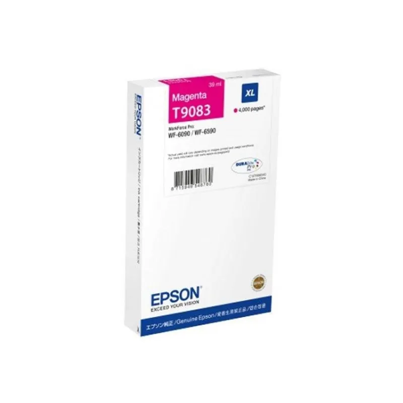 Cartucho inkjet Epson T9083 Magenta 39,0 ml 4000 páginas