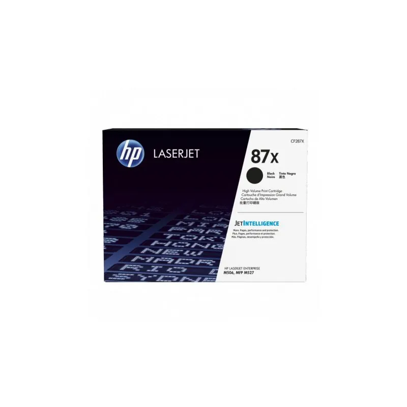 Tóner HP 87X de alta capacidad negro 18000 páginas