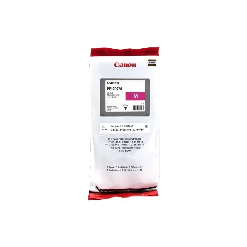 Cartucho inkjet Canon PFI-207m Magenta  300 ml