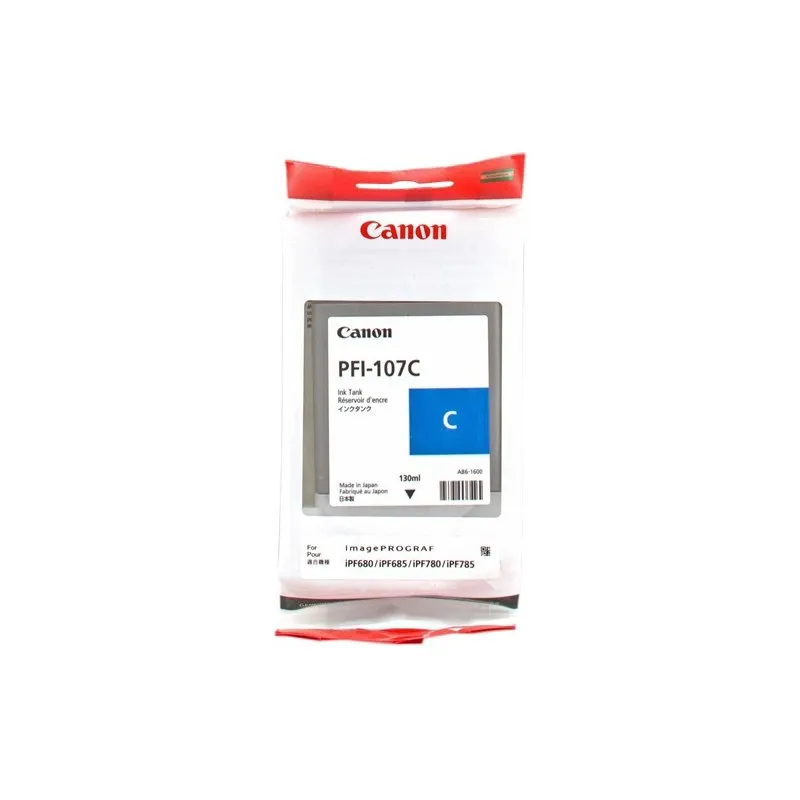 Cartucho inkjet Canon PFI-107c Cian  130 ml